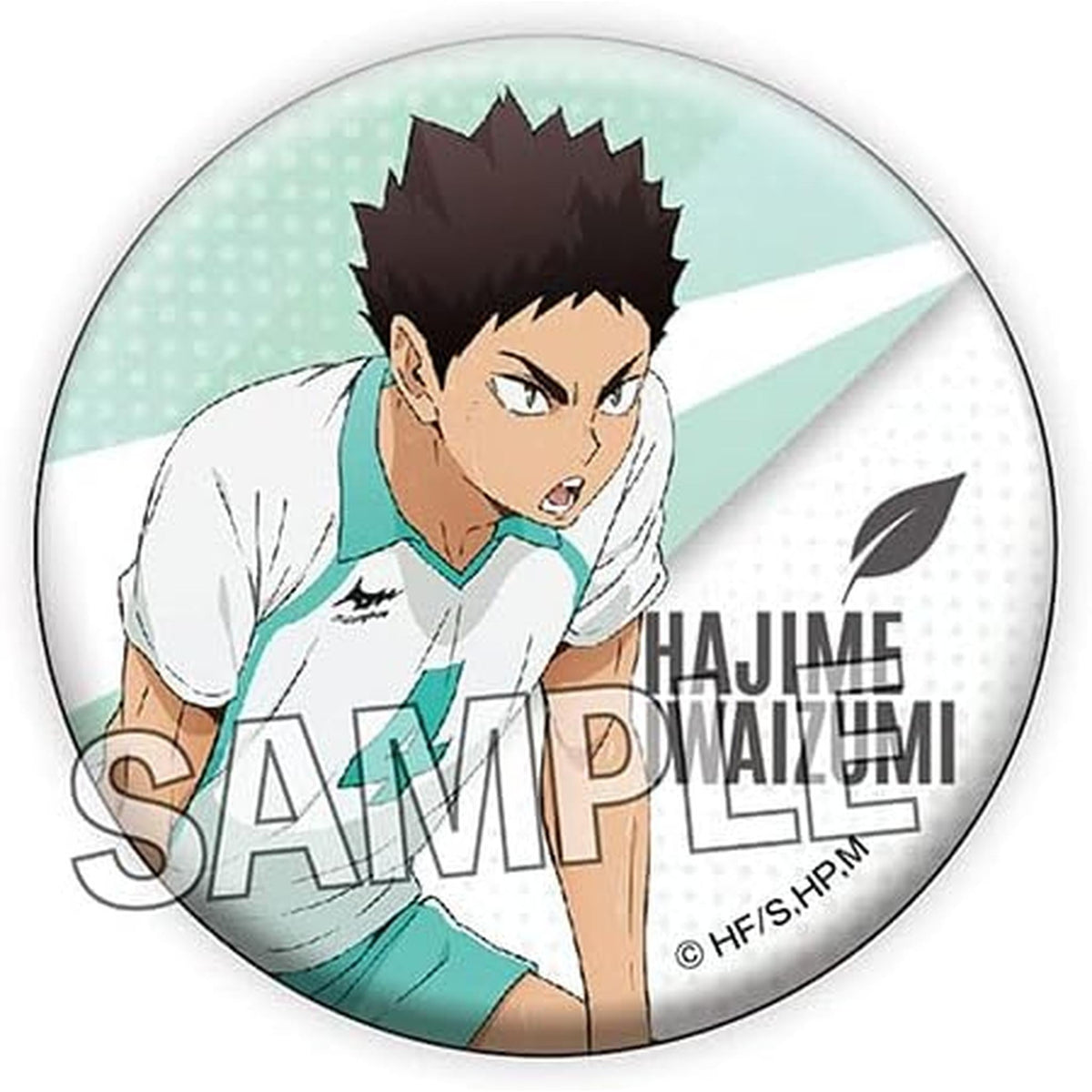 ハイキュー オールスター缶バッジ 岩泉一 haikiyu-giragiraFou-batsuzi-