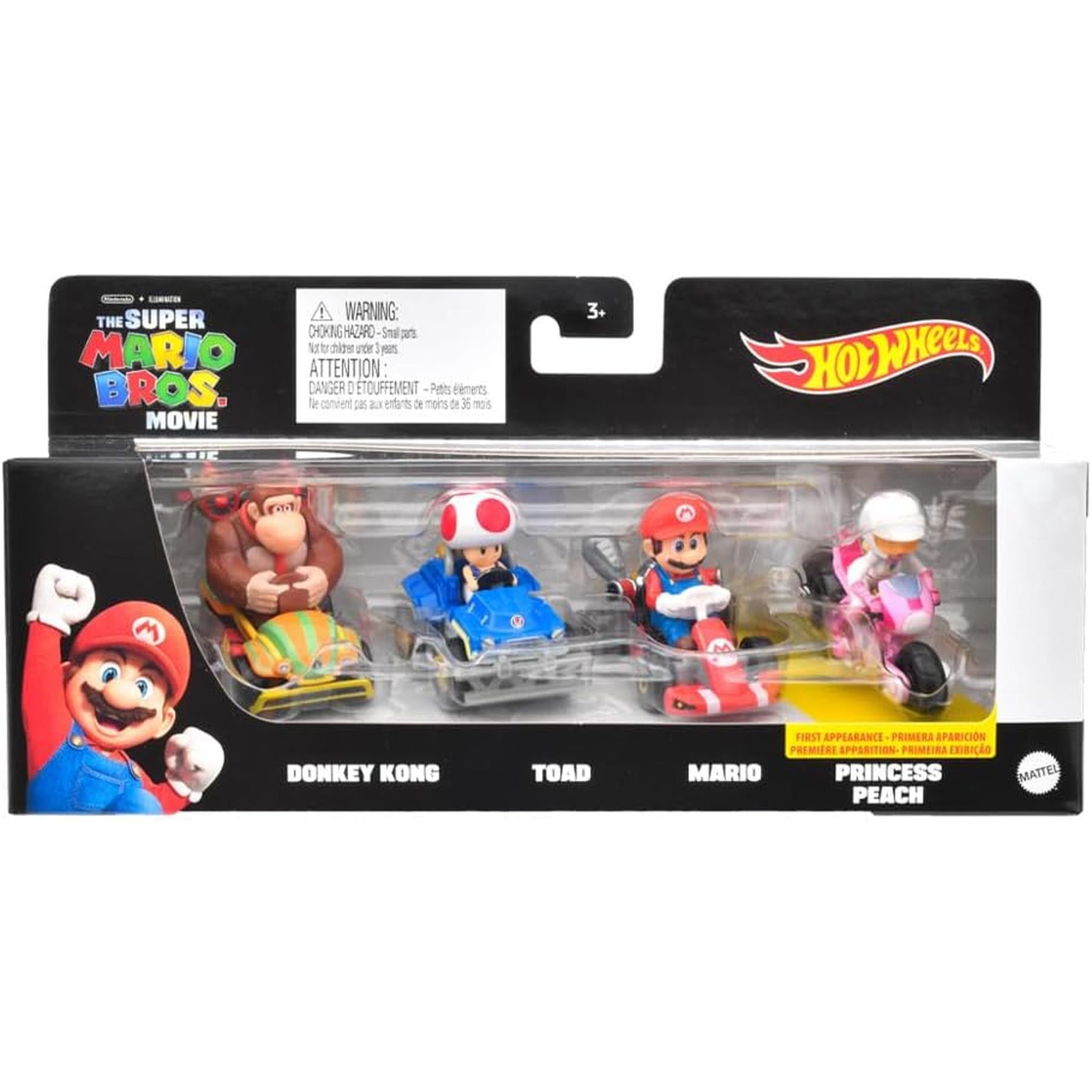 マリオカート/ホットウィール　Hot Wheels 4台パック ホットウィール(Hot Wheels) マリオカート 4パック - ザ・スーパー