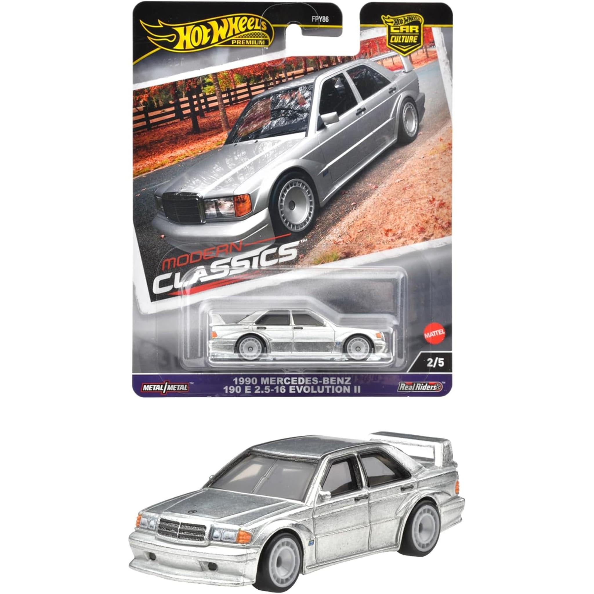 ホットウィール(Hot Wheels) カーカルチャー モダン・クラシックス メルセデス・ベンツ 190 E 2.5-16 エボリューション –  Toys Store Japan