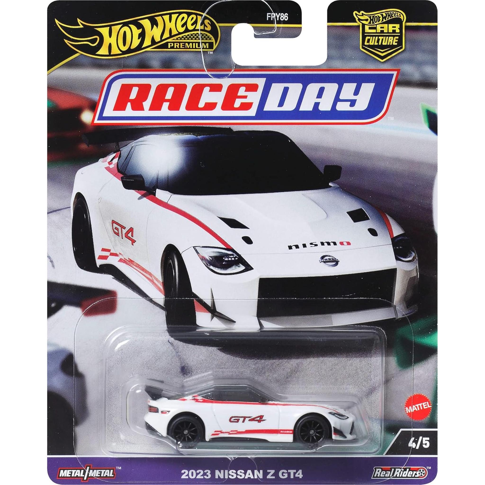 ホットウィール(Hot Wheels) カーカルチャー レースデイ 2023 日産 Z GT4 乗り物おもちゃ ミニカー 3歳から ホワイト –  Toys Store Japan