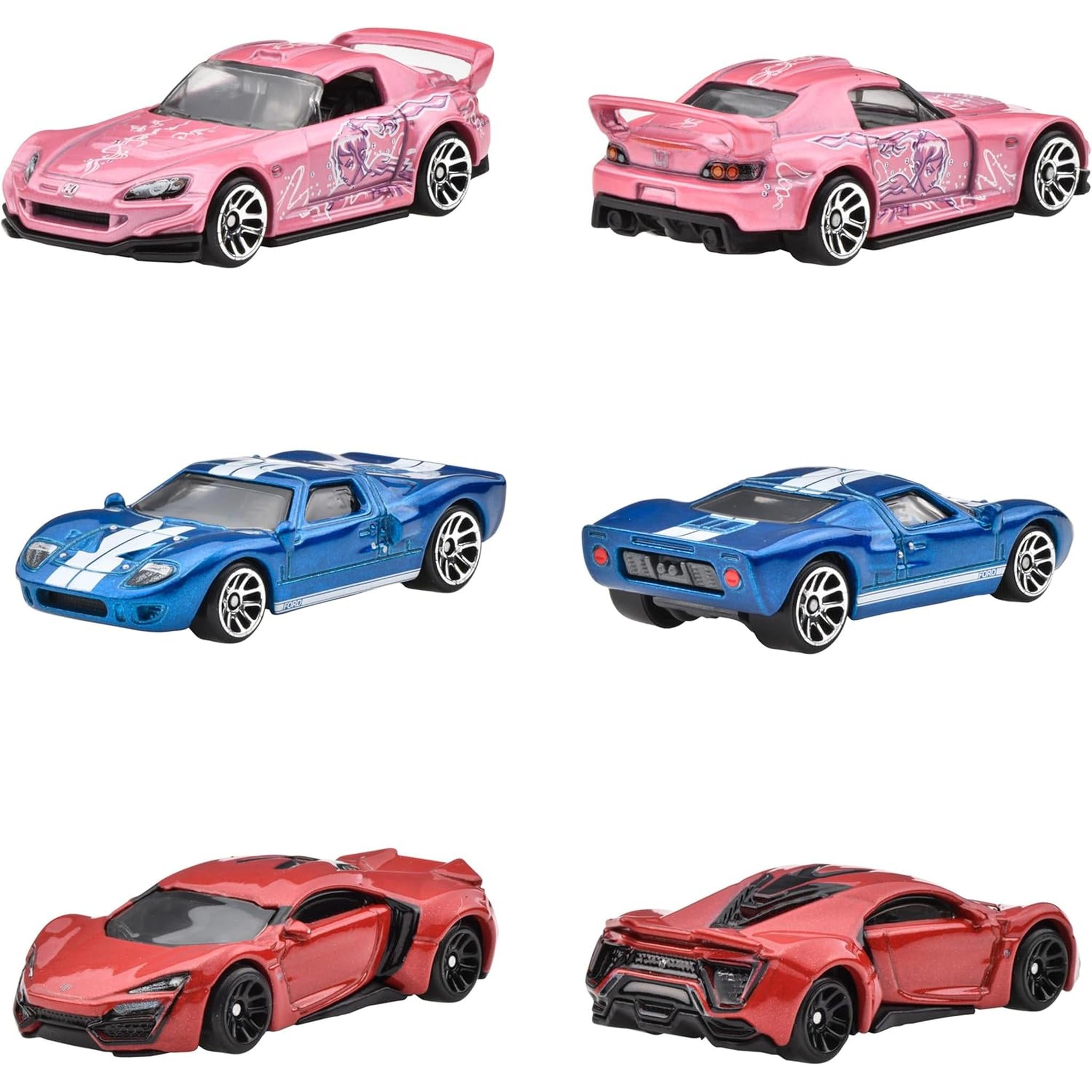 6点) ホットウィール ワイスピ ブライアンセット＋マテル80クール