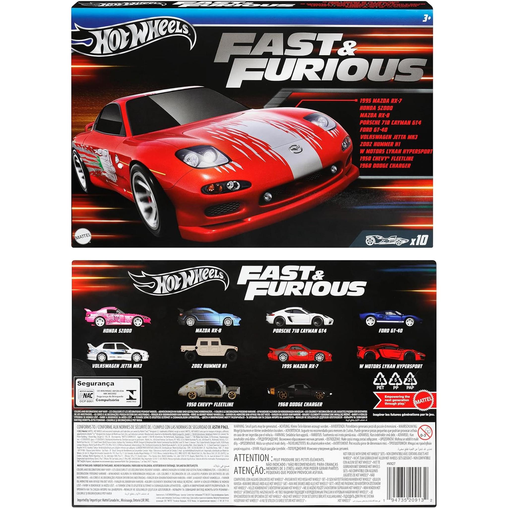 ホットウィール(Hot Wheels) ワイルド・スピード 10カーパック 乗り物