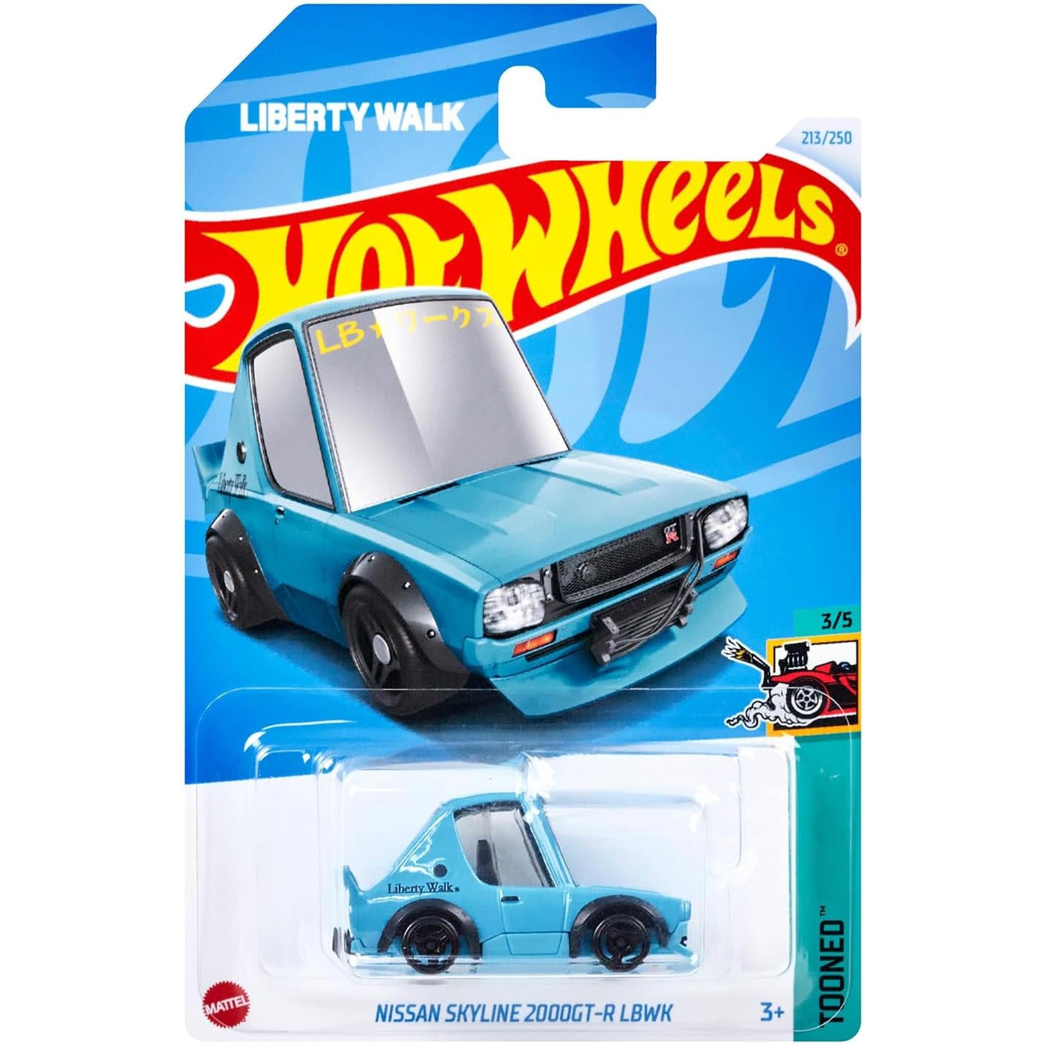 ホットウィール(Hot Wheels) ベーシックカー 日産 スカイライン 2000GT-R LBWK 乗り物おもちゃ ミニカー 3歳から –  Toys Store Japan