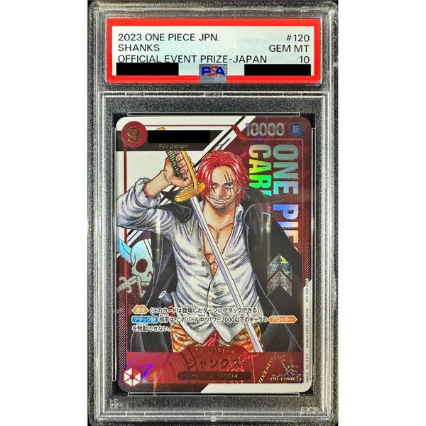 PSA10 シャンクス ( Japan / シリアル ) 【SEC】 {OP01-120} – Toys