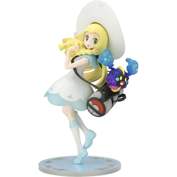 ポケモンセンターオリジナル フィギュア リーリエ&コスモッグ 1/8