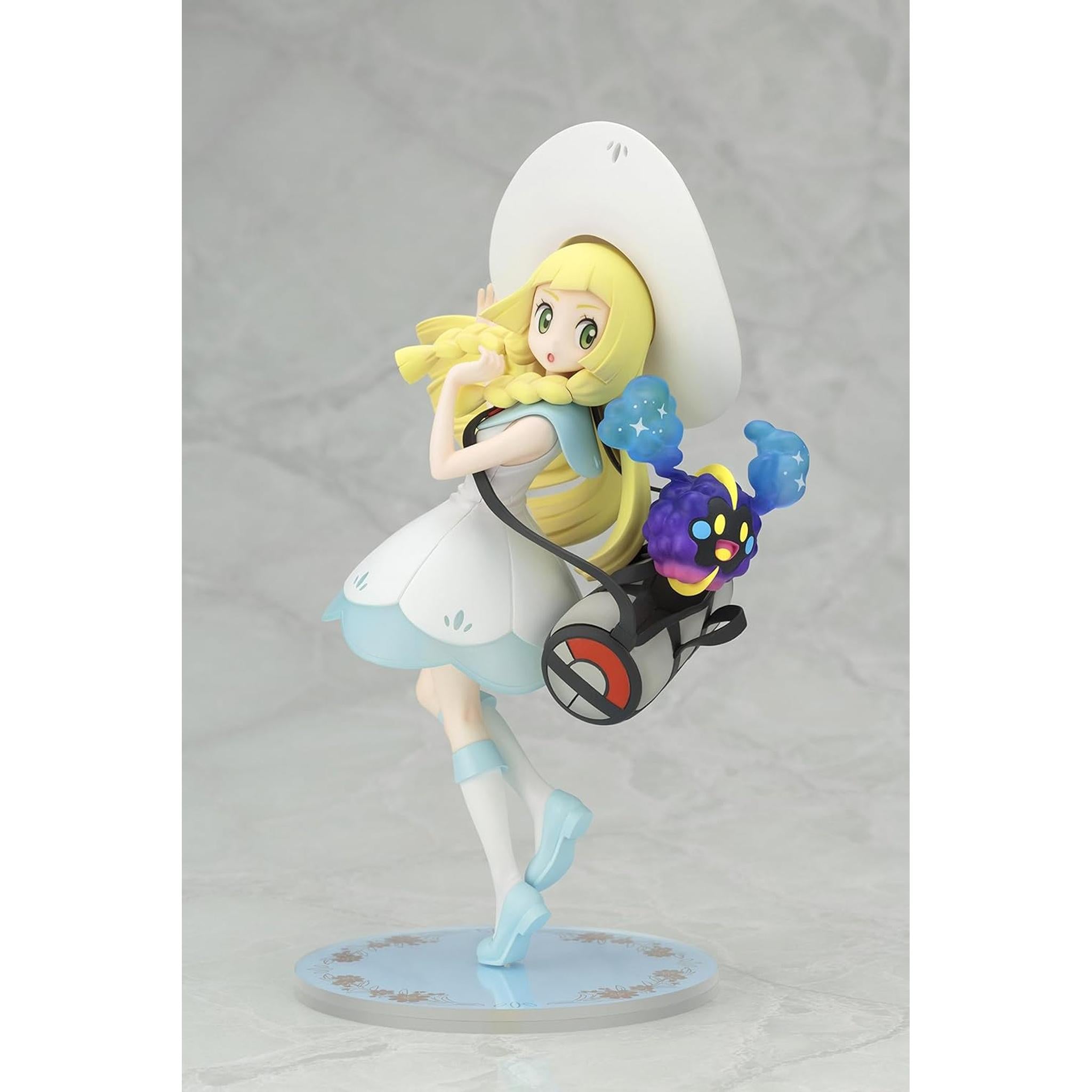 ポケモンセンターオリジナル フィギュア リーリエ&コスモッグ 1/8