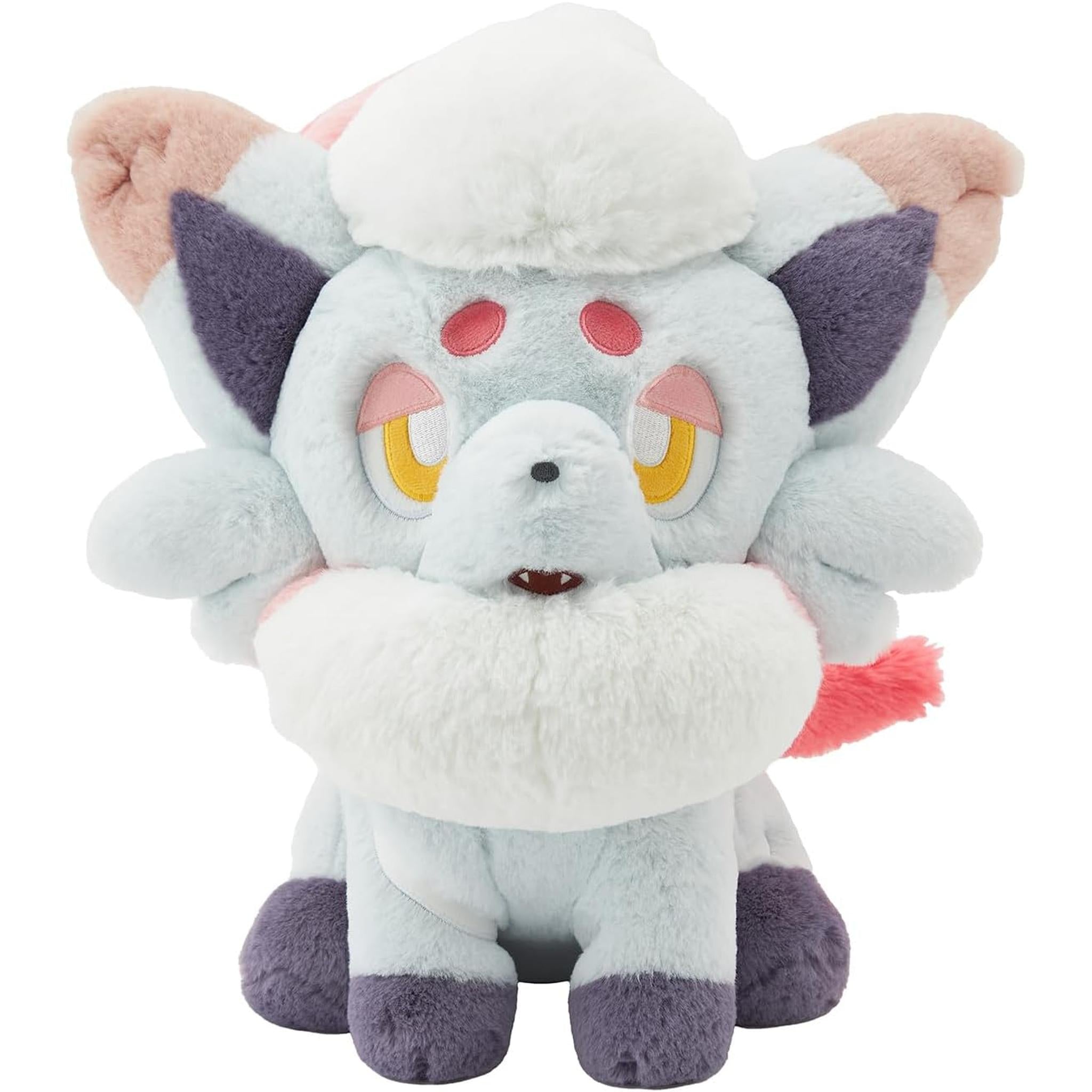 ヒスイゾロア ぬいぐるみ タグ付き ポケモンセンターオリジナル ふわふわ抱きぬいぐるみ ヒスイゾロア