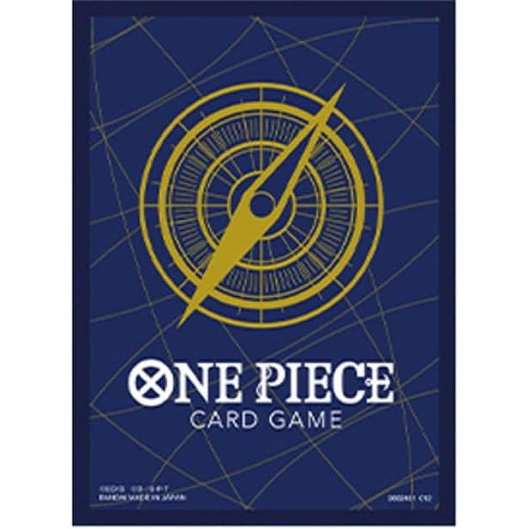 One Piece TCG Card Sleeves 2 Standard Blue One Piece Card Back – Toys Store Japan