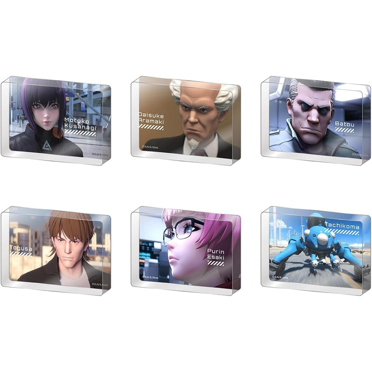 Ghost in the Shell SAC 2045 Acrylic Block Collection BOX of 6 – Toys ...