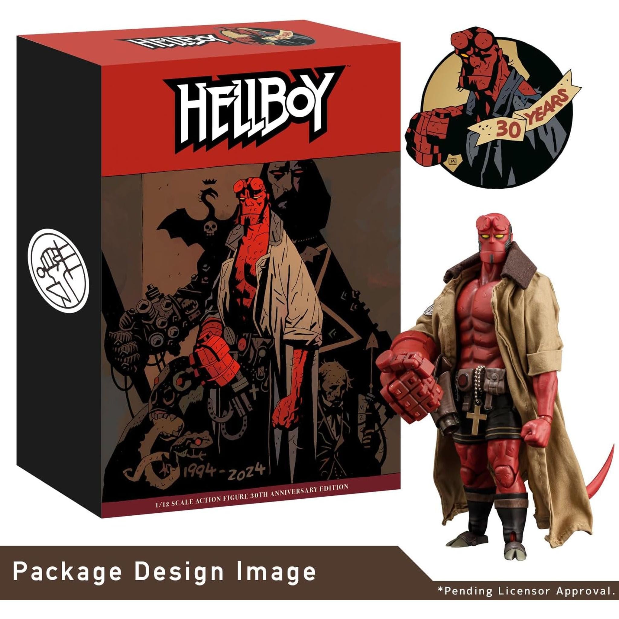 Hellboy フィギュア コート付き 蔵道モデル CangDao Model × ダークホースコミックス Dark Horse